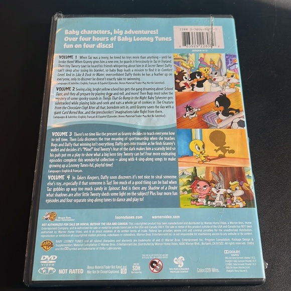 2 DVDs, Warner Brothers, collection of Jetsons and baby Looney Tunes - Picture 2 of 4